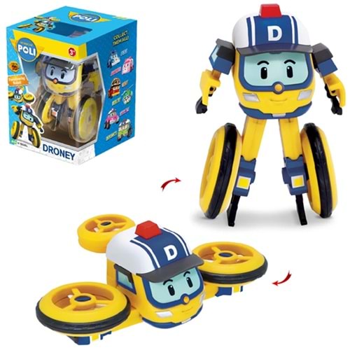 POLI MRT-0656 ROBOCARTRANSFORMİNG ROBOT FİGÜRDRONEY