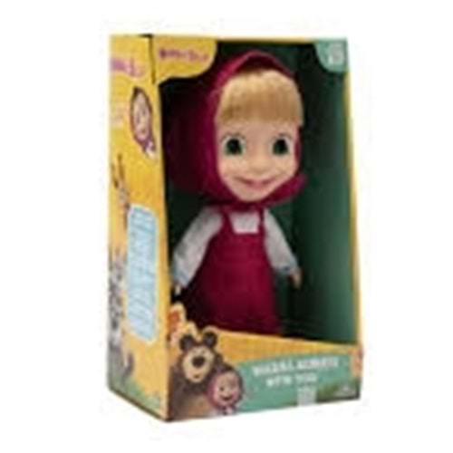 MHA41000 Maşa ve Koca Ayı -23 cm Masha Doğum Günü Bebeği