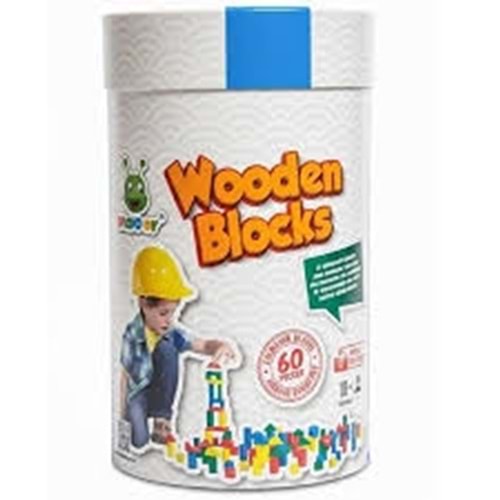 WOODOY KR017 60 PARÇA KÜÇÜK KOVALI BLOKLAR