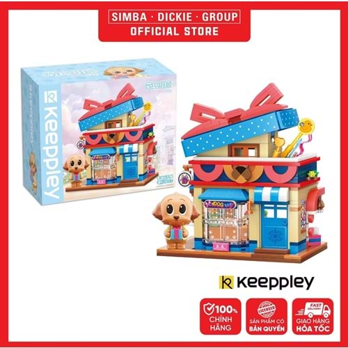 VAGON KP28011 KEEPPLEY Street Poodle Oyuncak Dükkanı BLOCK OYUNCAK 374 PARÇA