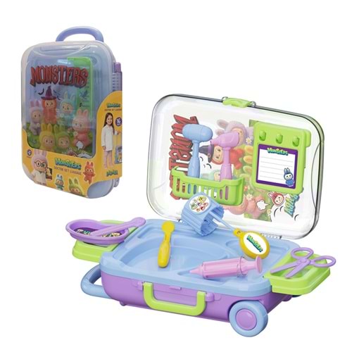 DEDE 04087 CANAVARLAR BAVULLU DOKOR SET