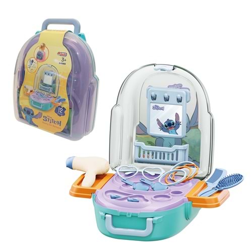 DEDE 04089 Stitch Güzellik Set Sırt Çantası