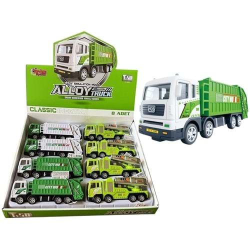 VARDEM YH-711-57A SURTMELI METAL 1:50 COP KAMYONU