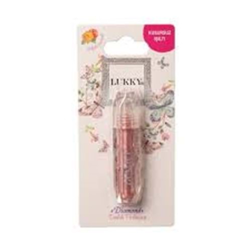 MEGA LUKKY 150092AST20281 ŞEFTALİ AROMALI KARAMEL PEMBESİ DUDAK PARLATICISI