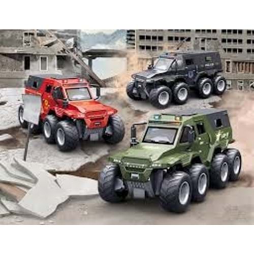 GALTOYS 666-66P 1:14 INERTIA CAR WITH LIGHT AND SOUND