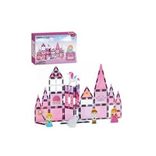 DUDE SH40755 37 PARÇA MAGNET PRENSES SERİSİ RENKLİ BLOKLAR