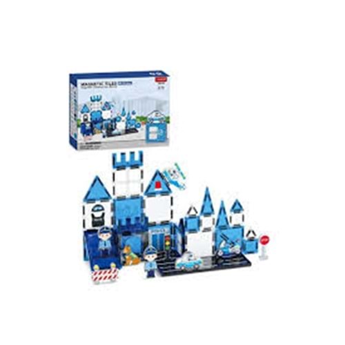 DUDE SH40759 42 PARÇA MAGNET POLİS SERİSİ SERİSİ RENKLİ BLOKLAR