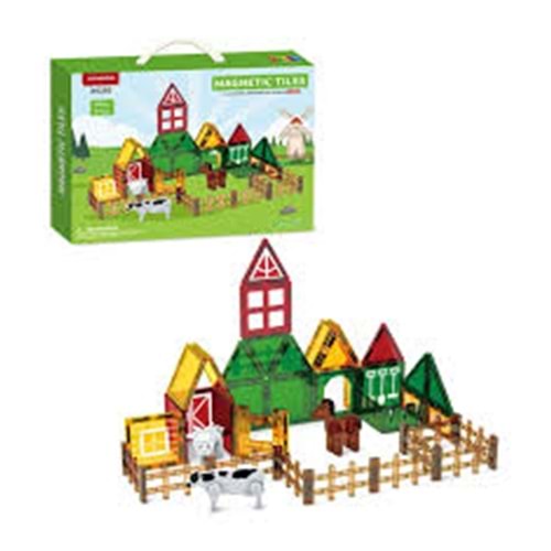 SH40760 46 PARÇA MAGNET ÇİFTLİK SERİSİ SERİSİ RENKLİ BLOKLAR