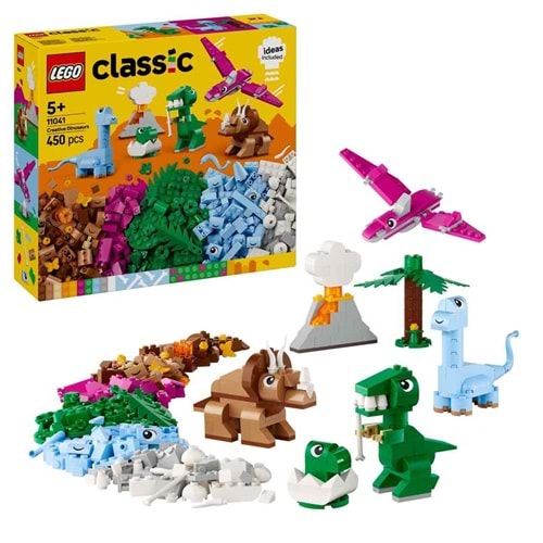 LEGO 11041 Classic Yaratıcı Dinozorlar 450 parça +