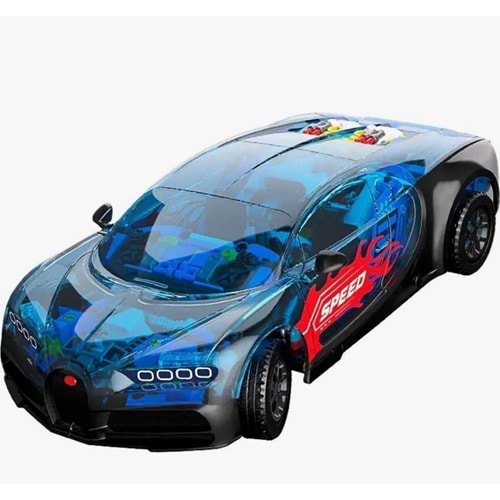 VAGON JK8808 JAKİ MEKANİK BUGATTİ MODEL ARABA 798 PARÇA