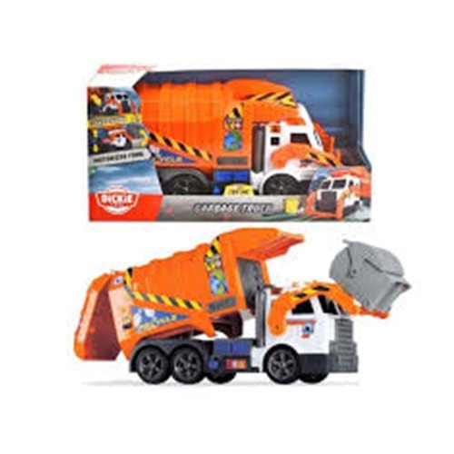 DİCKİE 203308369 Garbage Truck free wheel light sound B/O lifting fork wt