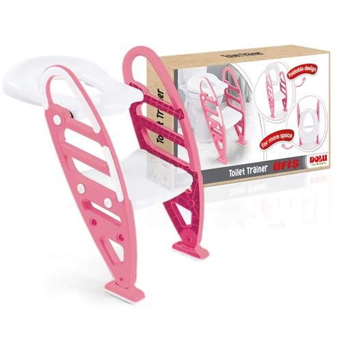 DOLU 7250 KAYMAZ AYARLI MERDİVEN KLOZET ADAPTÖRÜ PEMBE