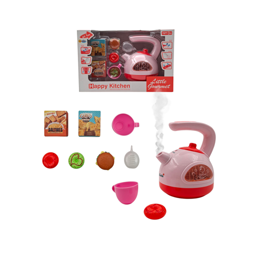 DMN 5535-9A PİLLİ IŞIKLI DUMAN ÇIKARAN DEMLİK