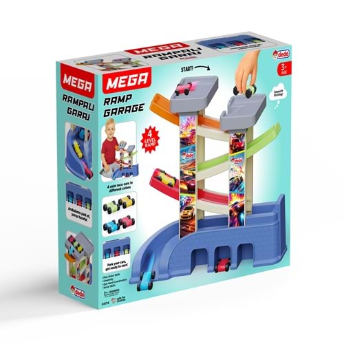 DEDE 04114 MEGA RAMPALI GARAJ 4 KATLI