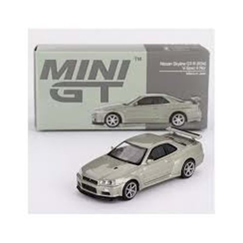 EKN MGT01003 Mini GT 1/64 Nissan Skyline GT-R (R34) V-Spec II Nür Millenium Jade