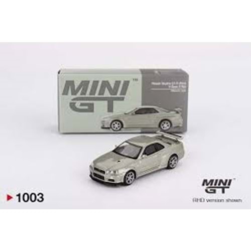 EKN Mini GT 1/64 Nissan Skyline GT-R (R34) V-Spec II Nür Millenium Jade