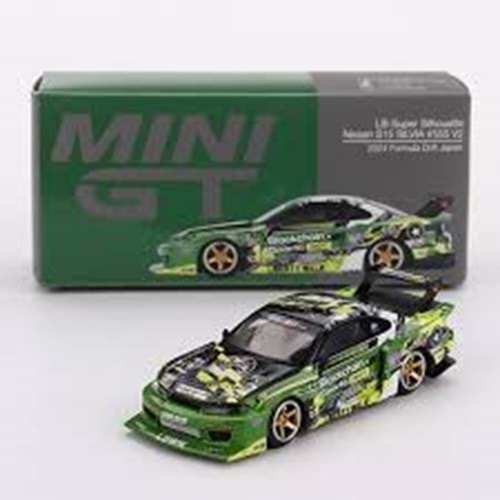 EKN Mini GT 1/64 Nissan LB-Super Silhouette S15 SILVIA V2 2024 Formula Drift Japan