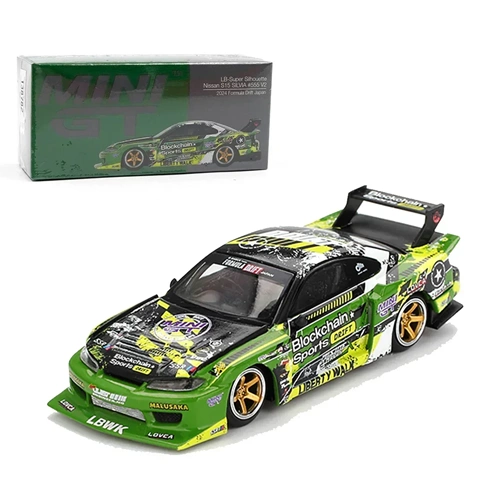 EKN Mini GT 1/64 Nissan LB-Super Silhouette S15 SILVIA V2 2024 Formula Drift Japan