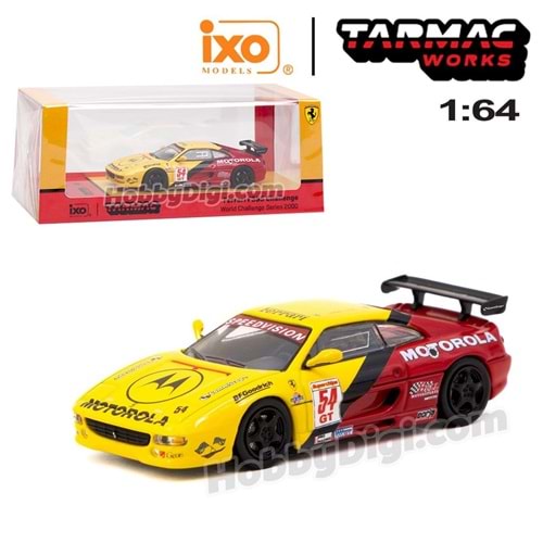 EKN Tarmac Works X iXO Models 1/64 Ferrari F355 Challenge World Challenge Series 2000
