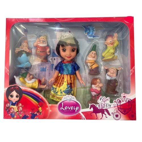 BARAN 9322 LOVELY PAMUK PRENSES YEDİ CÜCELER SETİ