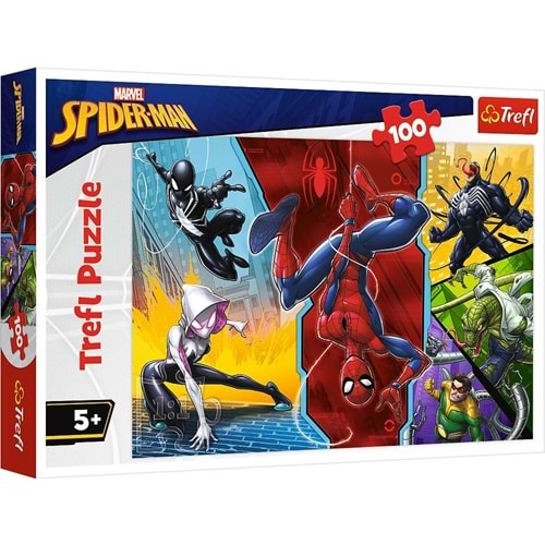 VARDEM PUZZLE-16347 100 PARCA MARVEL SPIDERMAN