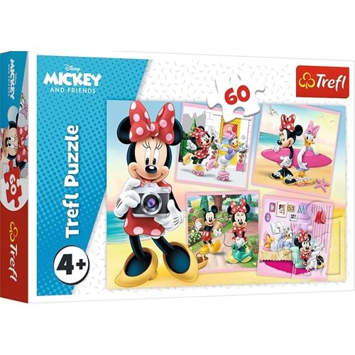 VARDEM PUZZLE-17360 60 PARCA MINNIE