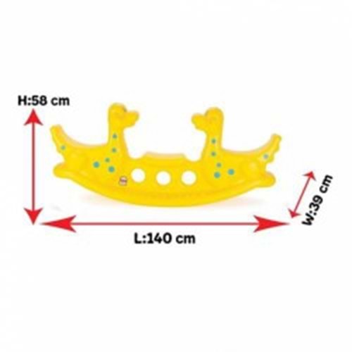 PİLSAN 06 147 DİNO TAHTEREVALLI (CİVCİV SARI)