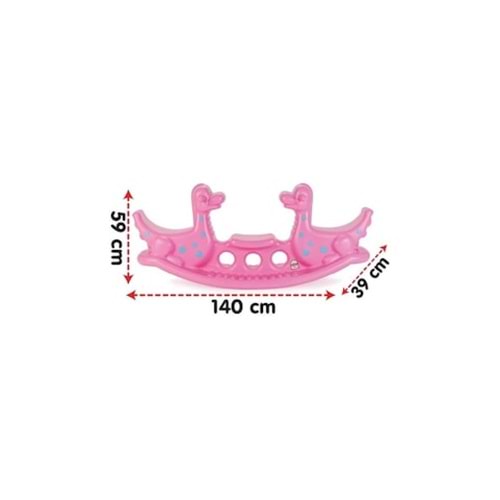 PİLSAN 06-147 DİNO TAHTEREVALLI PEMBE