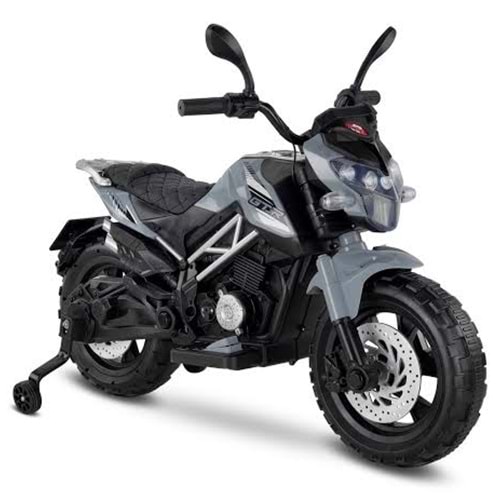 BABYHOPE 447 MOTOCROSS AKÜLÜ MOTOR (GRI)