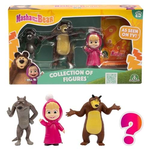 GP MHA61000 Maşa ve Koca Ayı4lüı Figür Set