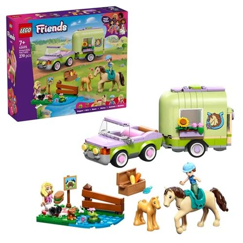 LEGO 42695 Friends At ve TayRömorku 279 parça +7 yaş