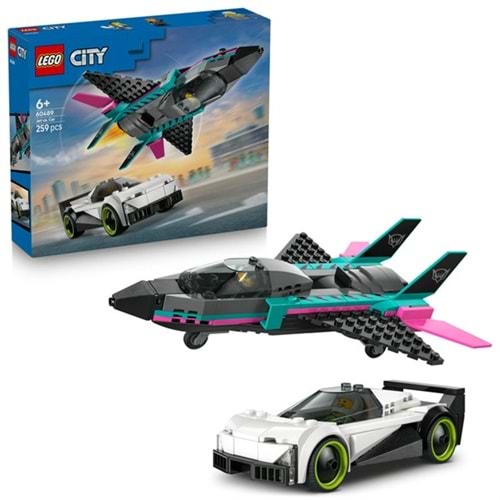 LEGO 60489 City Jet, Arabaya Karşı 259 parça +6 yaş