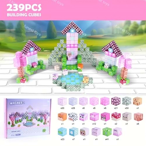 HALLEY SH59842 239 PARÇA MİNİ KÜP MAGNET