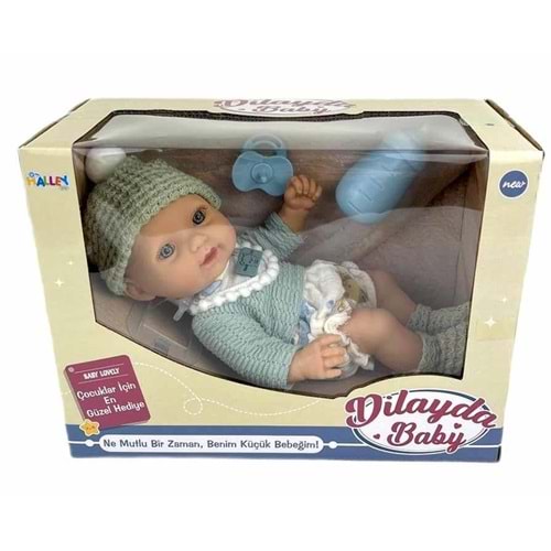 HALLEY SH59819 26 CM TAM KAUÇUK BEBEK,EMZİK VE BİBERN-ZRV
