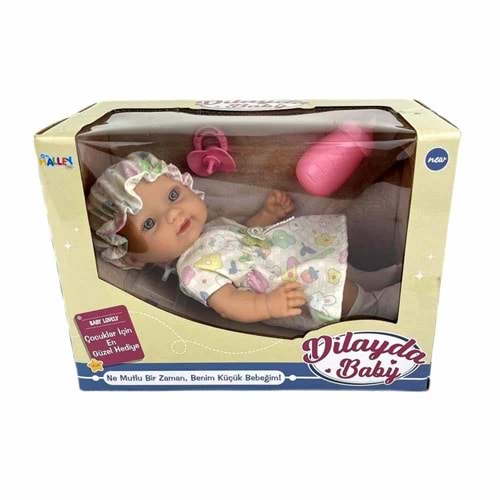 HALLEY SH59820 26 CM TAM KAUÇUK BEBEK,EMZİK VE BİBERN-ZRV