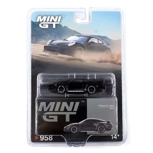 EKN Mini GT 958 1/64 Porsche 911 Dakar Black MGT00958-BL