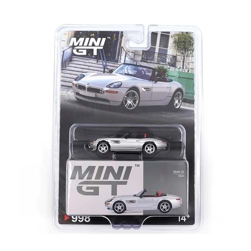 EKN Mini GT 998 1/64 BMW Z8 Silver - Blister Paket MGT00998-BL
