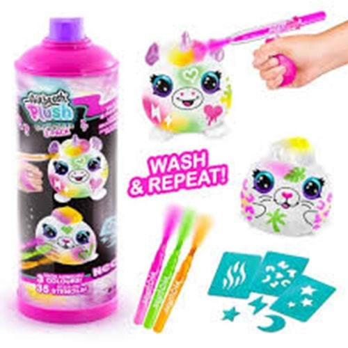 MEGA CNLIR023 AIRBRUSH PLUSH - NEON MİNİ SÜRPRİZ 2'Lİ PAKET