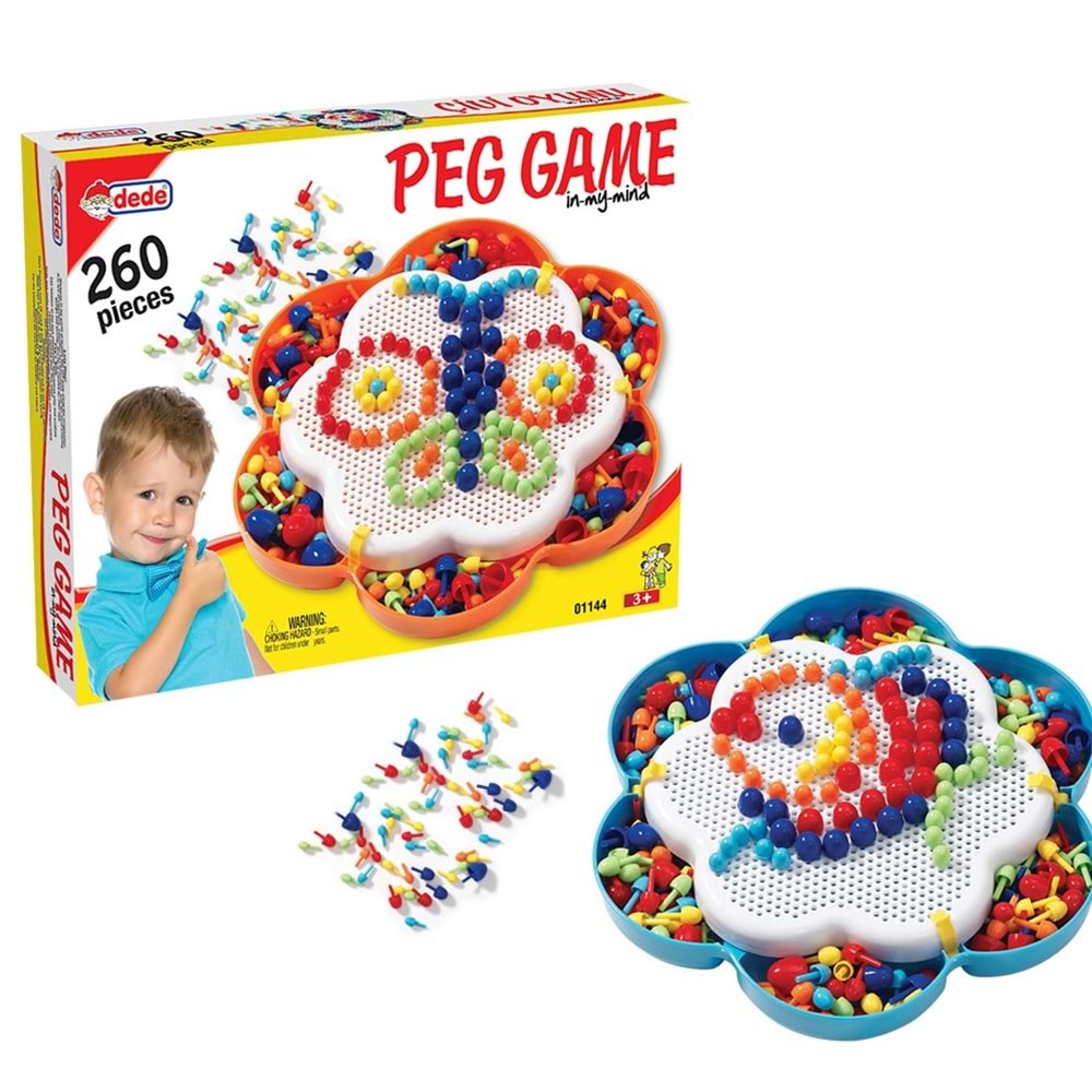 DEDE 01144 ÇİVİ OYUNU 260 PÇS