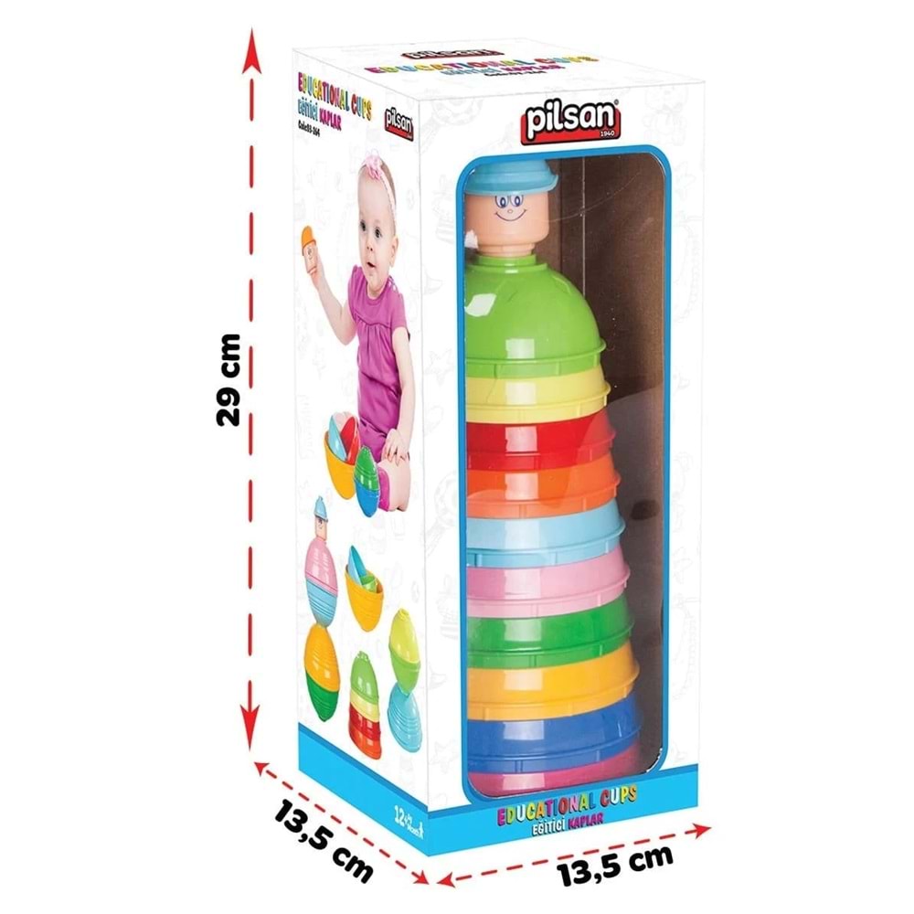 PİLSAN 03 264 EĞTİCİ RENKLİ KAPLAR