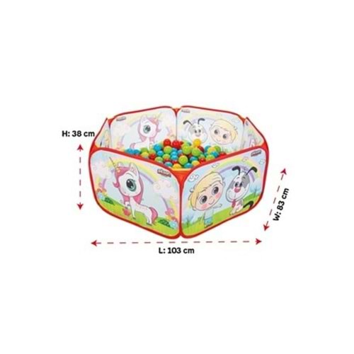 PİLSAN 06 413 200 lü KATLANABİLİR TOP HAVUZU