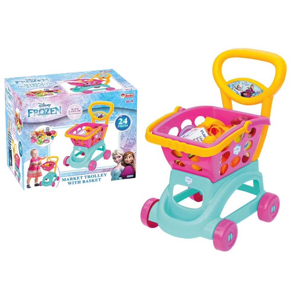 DEDE 03599 FROZEN SEPETLİ MARKET ARABASI