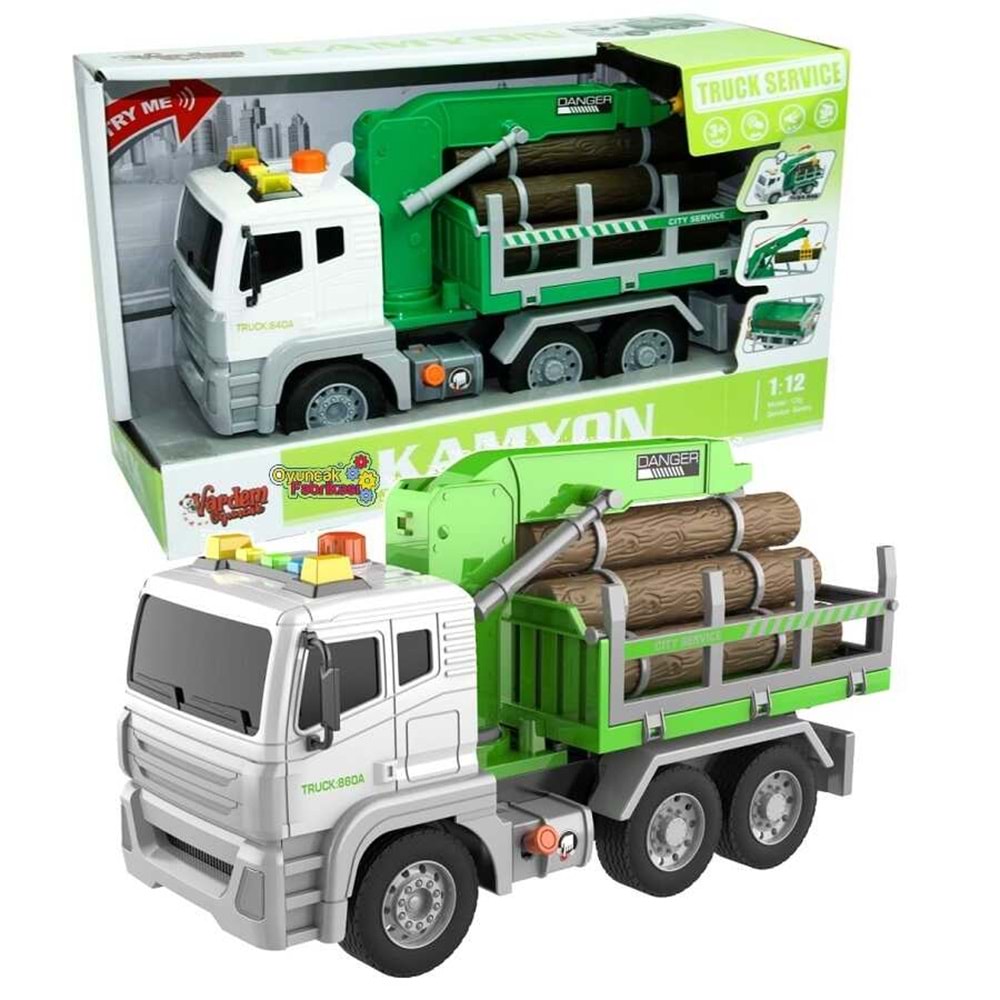 VARDEM 840A 1:12 Karışık Sürtmeli Sesli Işıklı Araçlar