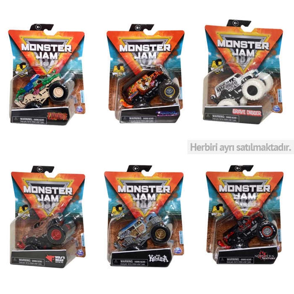 6044990 Monster Jam 1:43 Kükreyen Araçlar