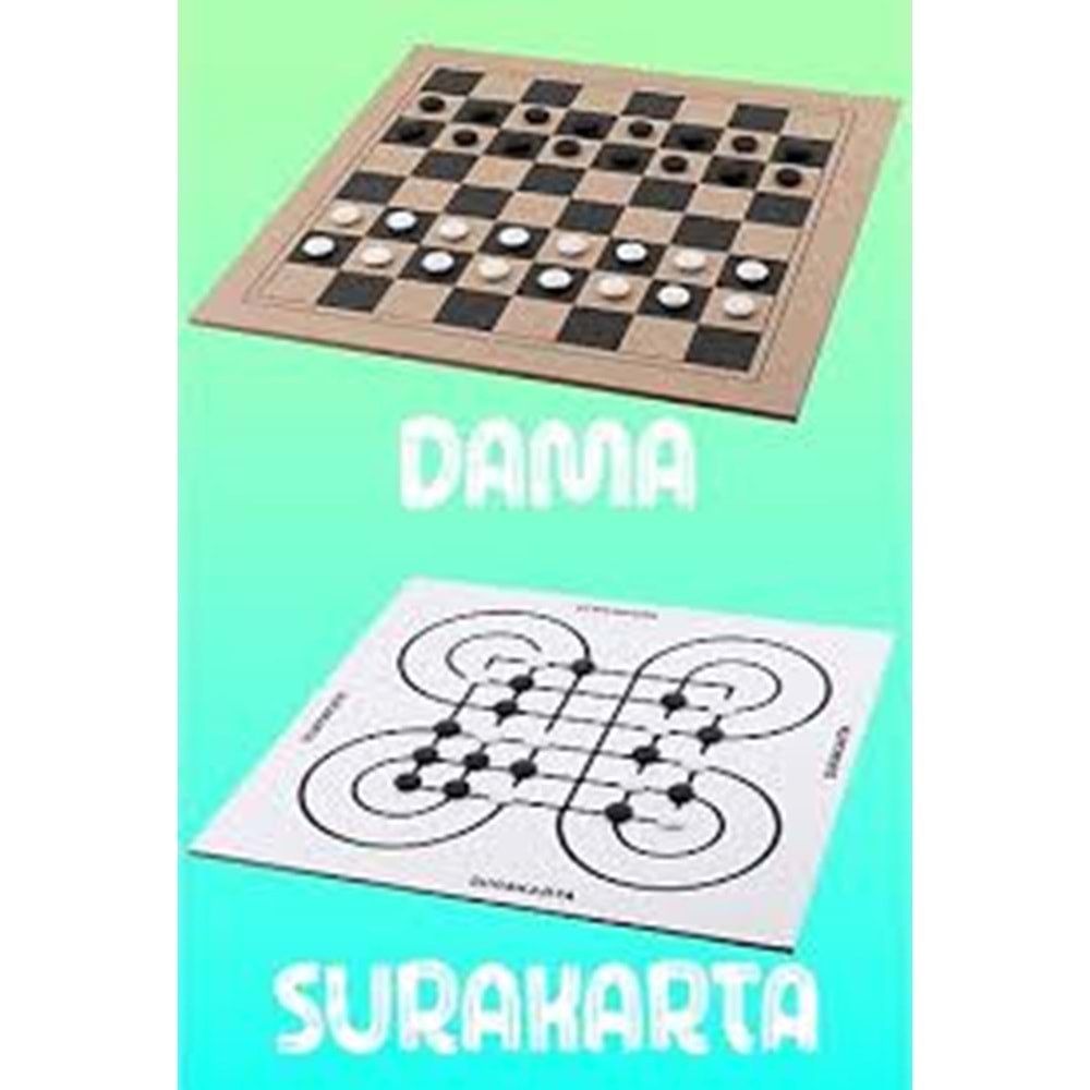 ÇEKİRDEK 2 Oyun 1 Arada Hisar ( Surakarta Damata )