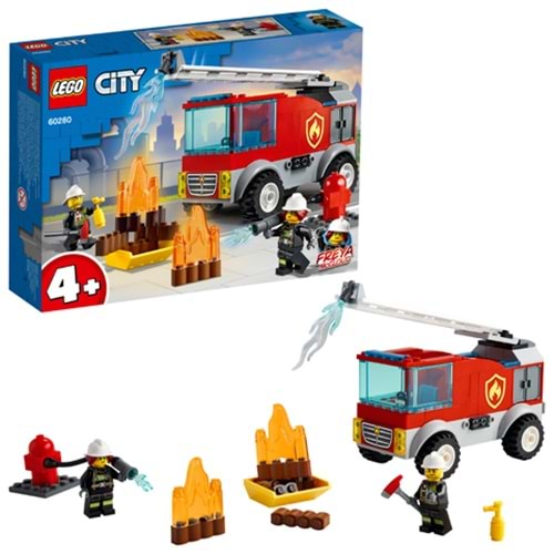 LEGO 60280 City Merdivenli İtfaiye Kamyonu / 88 parça /