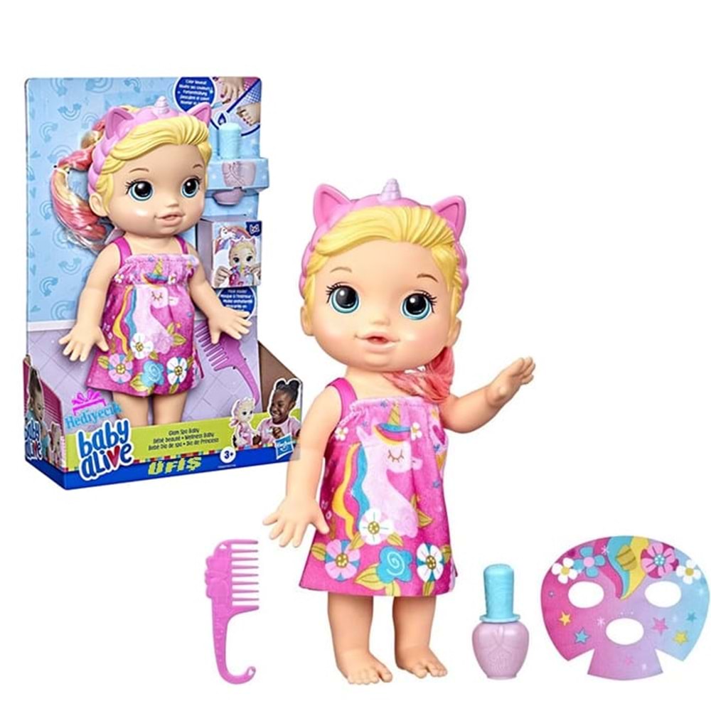 F3564-BABY ALIVE BEBEĞİMLE SPA EĞLENCESİ