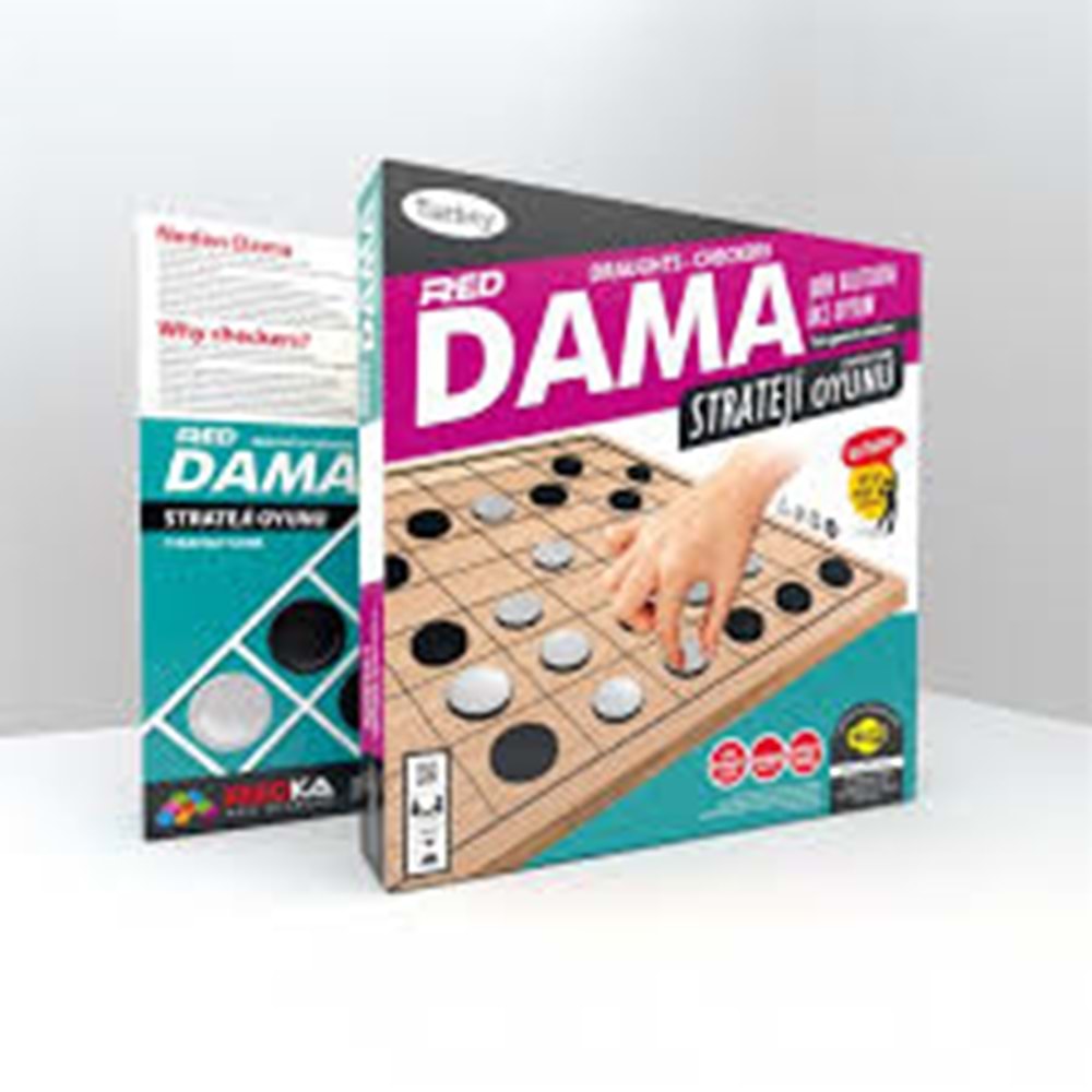 REDKA 5128 AHŞAP DAMA OYUNU