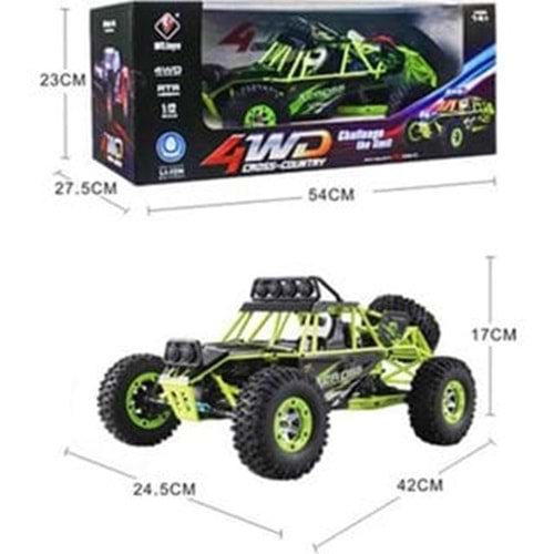 GEBETTOYS 12427 WLTOYS 1:12 50 Km Hız Yapan Yarış Arabası-