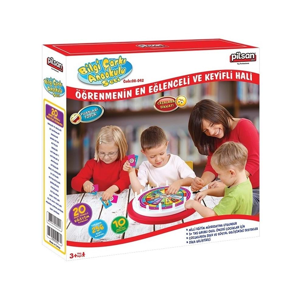 PİLSAN 08 042 BİLGİ ÇARKI ANAOKULU SETİ